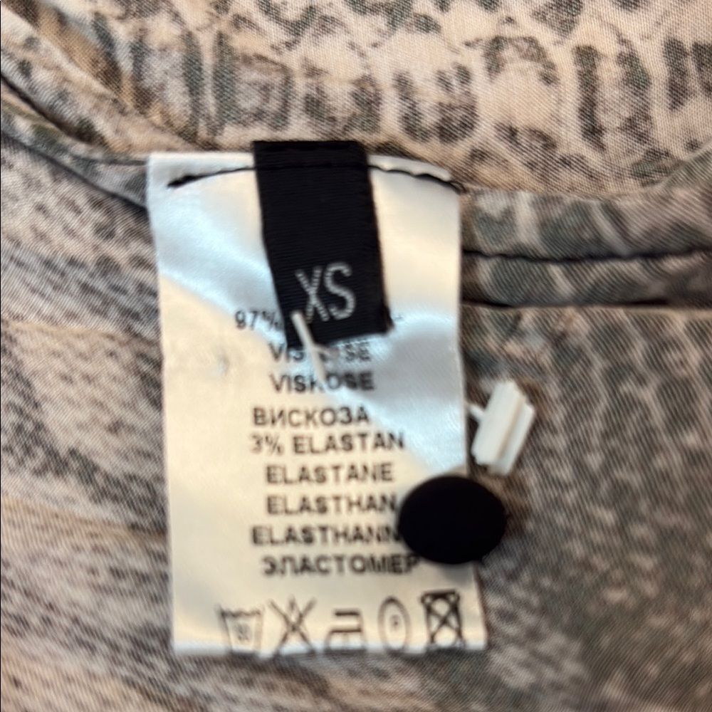 Andamane Brown Snake Print Dress - Picture 6 of 6